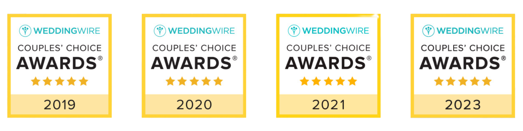 Book J Squared Wedding Wire Award Winners