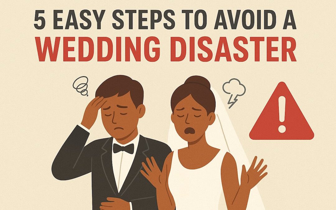5 Easy Steps to Avoid a Wedding Disaster